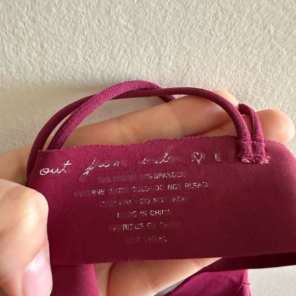 Urban Outfitters Out From Under Maroon Strappy Bralette size Medium EUC - Picture 6 of 6